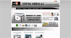 Desktop Screenshot of erpakambalaj.com